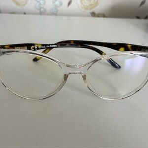 J. Crew Women's Blue Light Glasses with Clear and Tortoise Accents